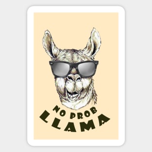 No Prob llama Sticker